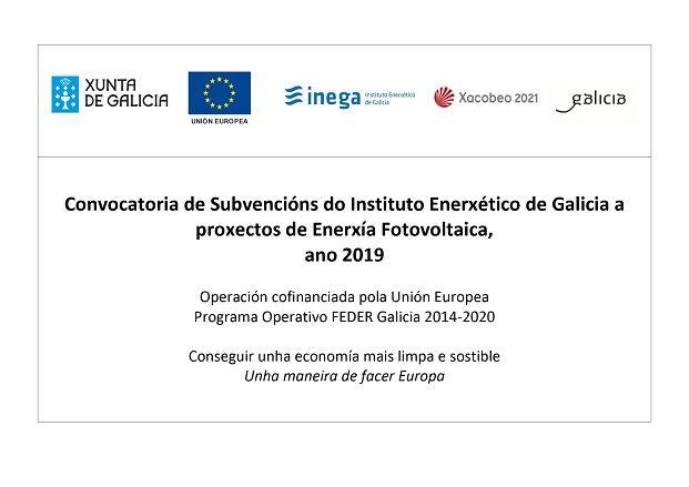 Subevención del instituto energéticio de Galicia